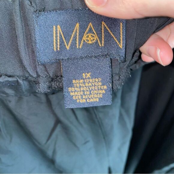 IMAN women’s size 1X crop slacks - Picture 8 of 9